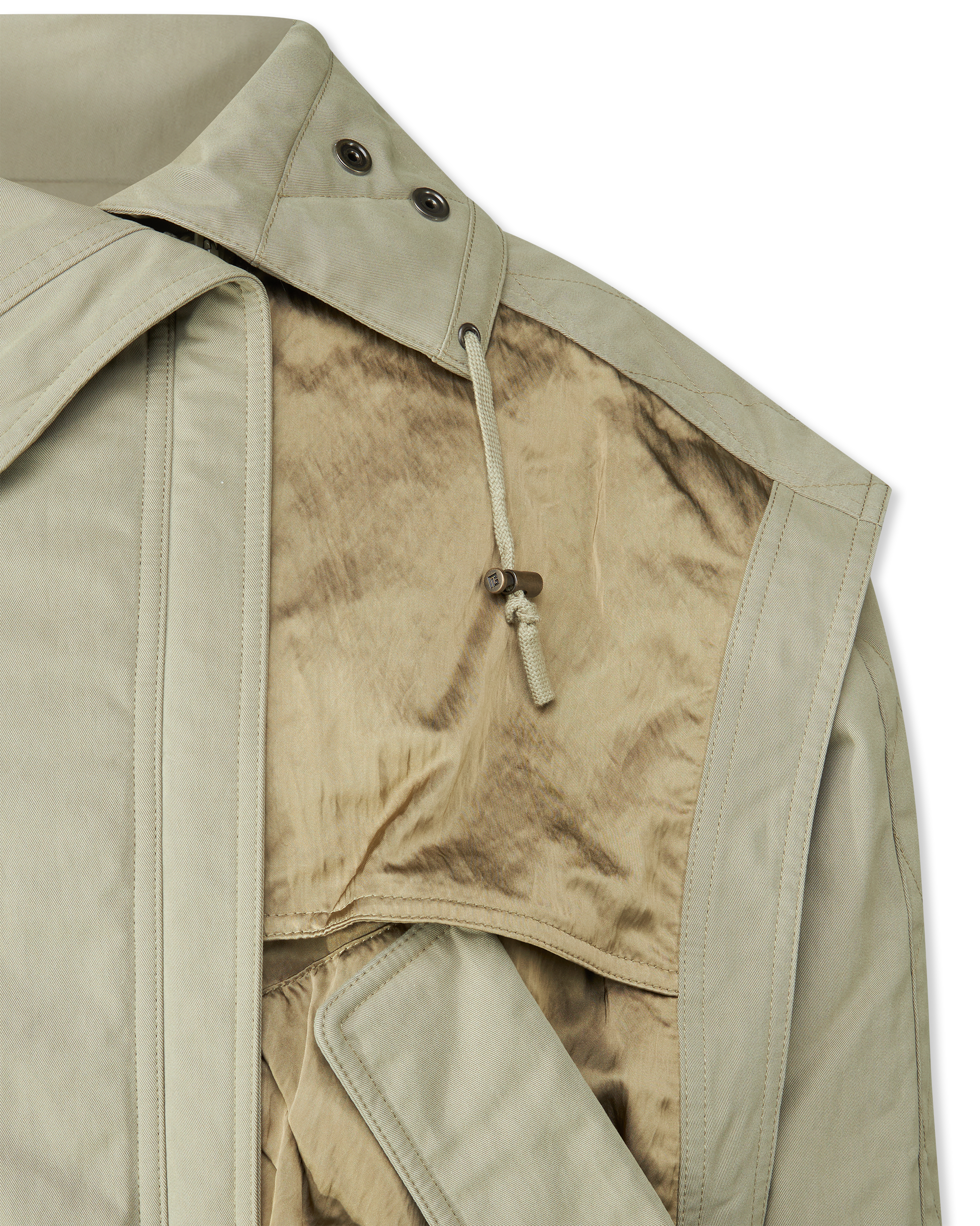 Batwing Cotton Twill Bomber Jacket