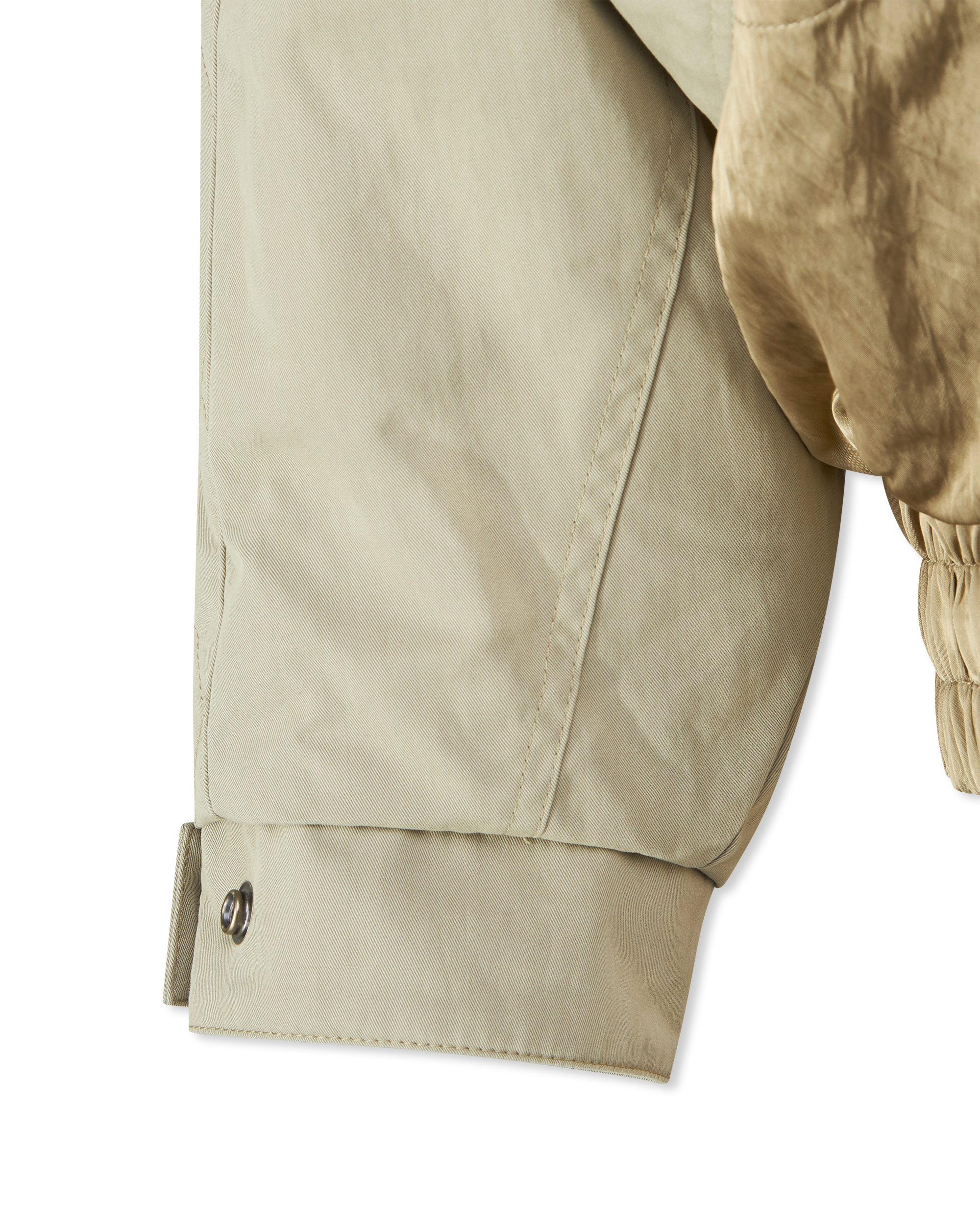 Batwing Cotton Twill Bomber Jacket