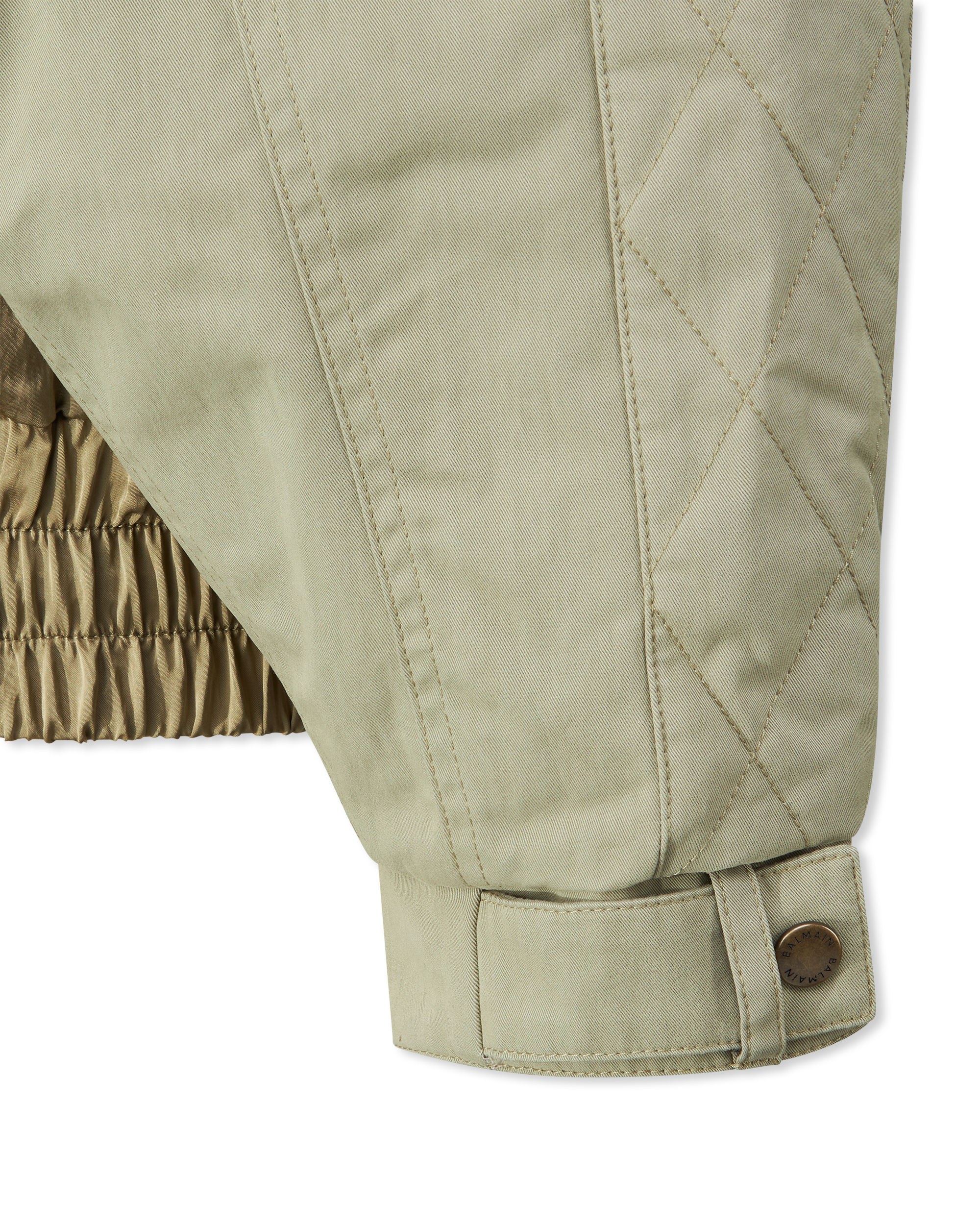 Batwing Cotton Twill Bomber Jacket