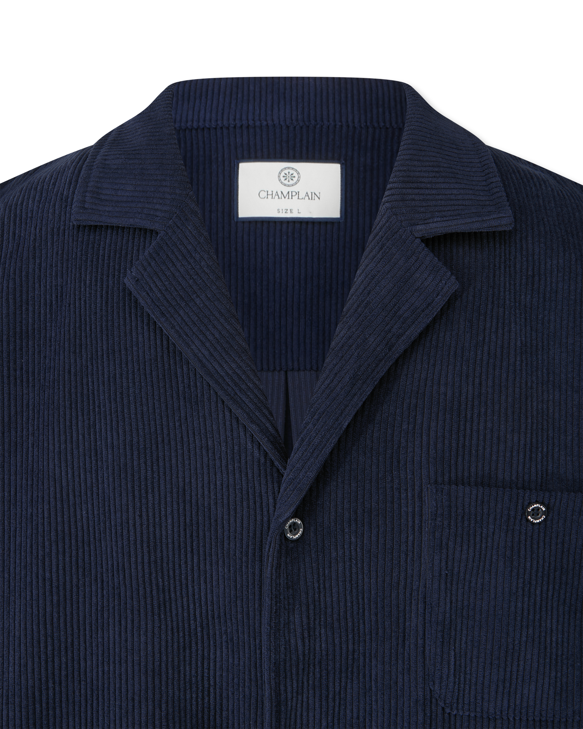 Cord Camp Collar Shirt