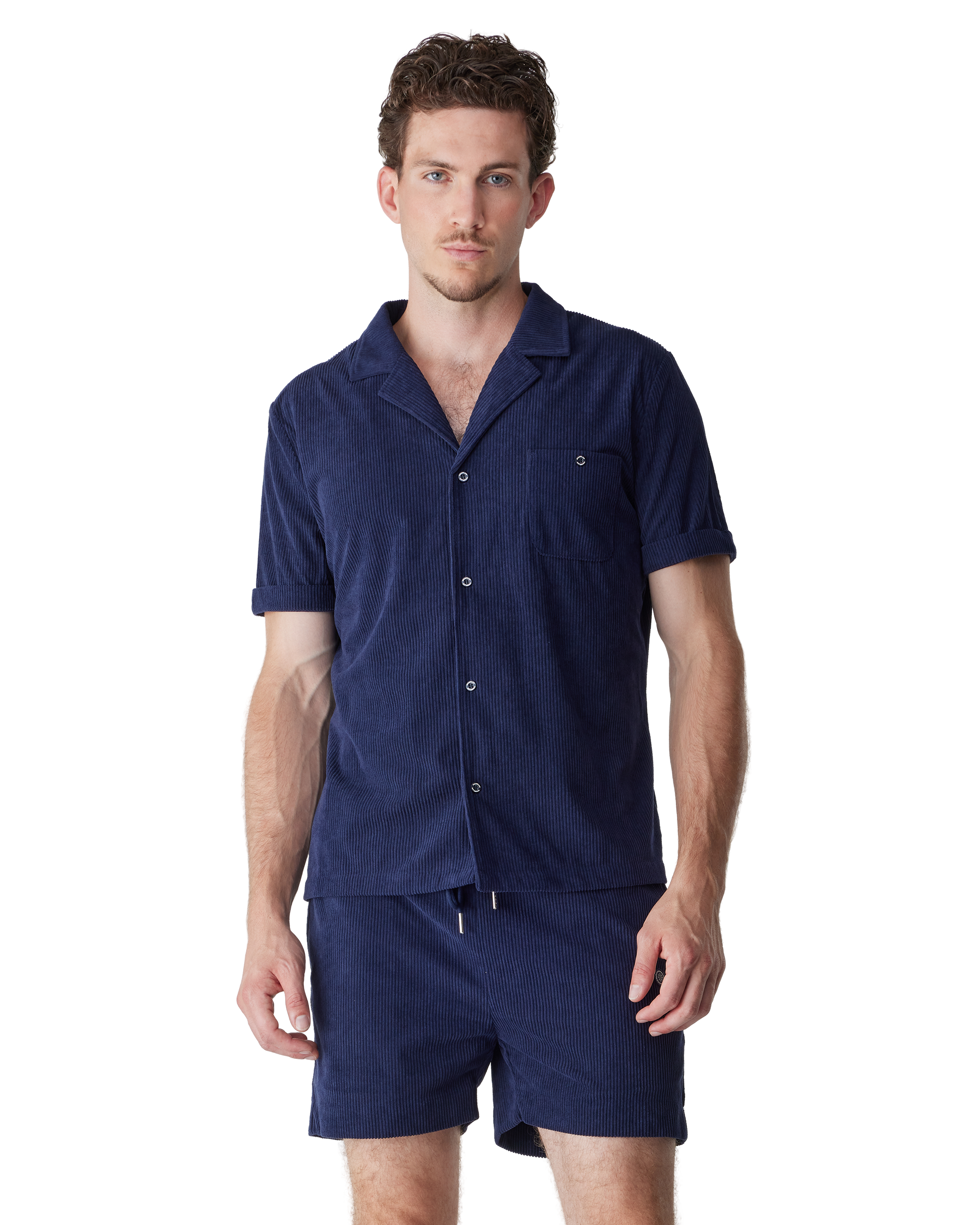Cord Camp Collar Shirt