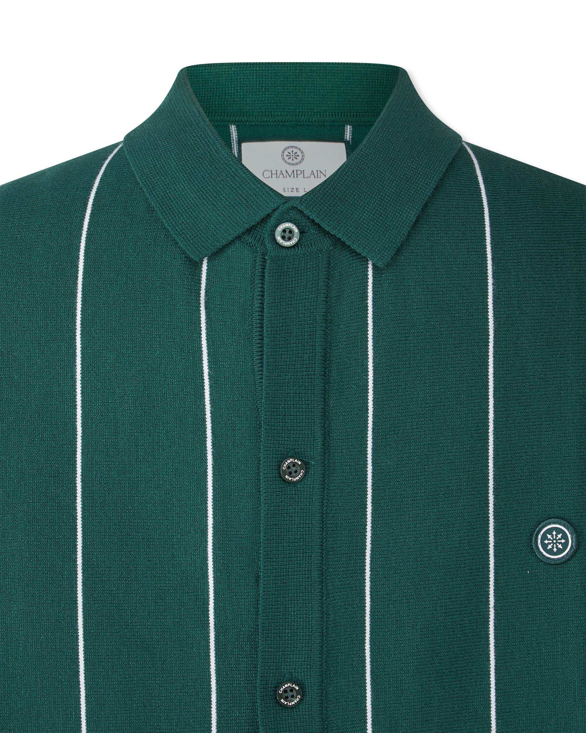 Vertical Stripe Button Down