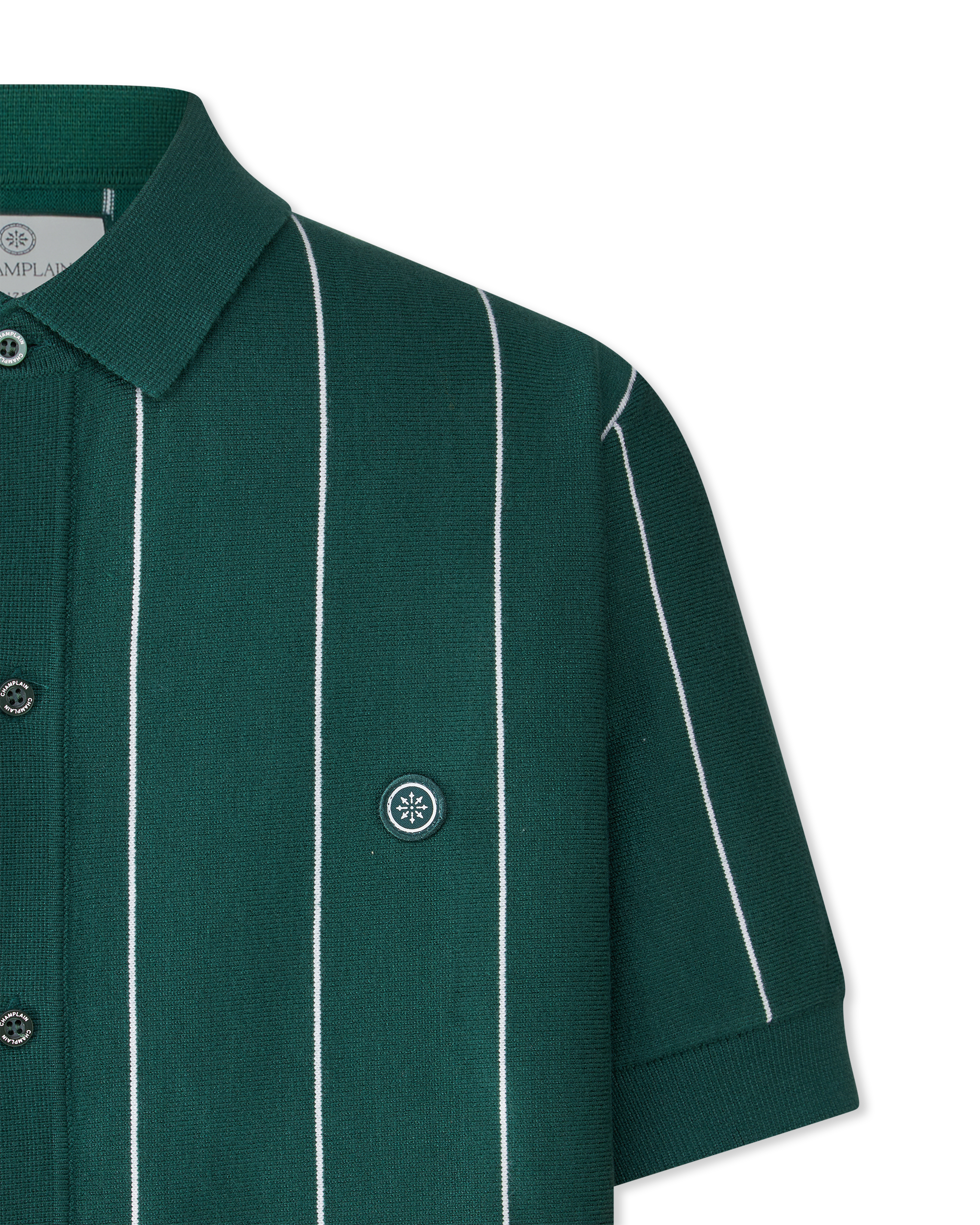 Vertical Stripe Button Down