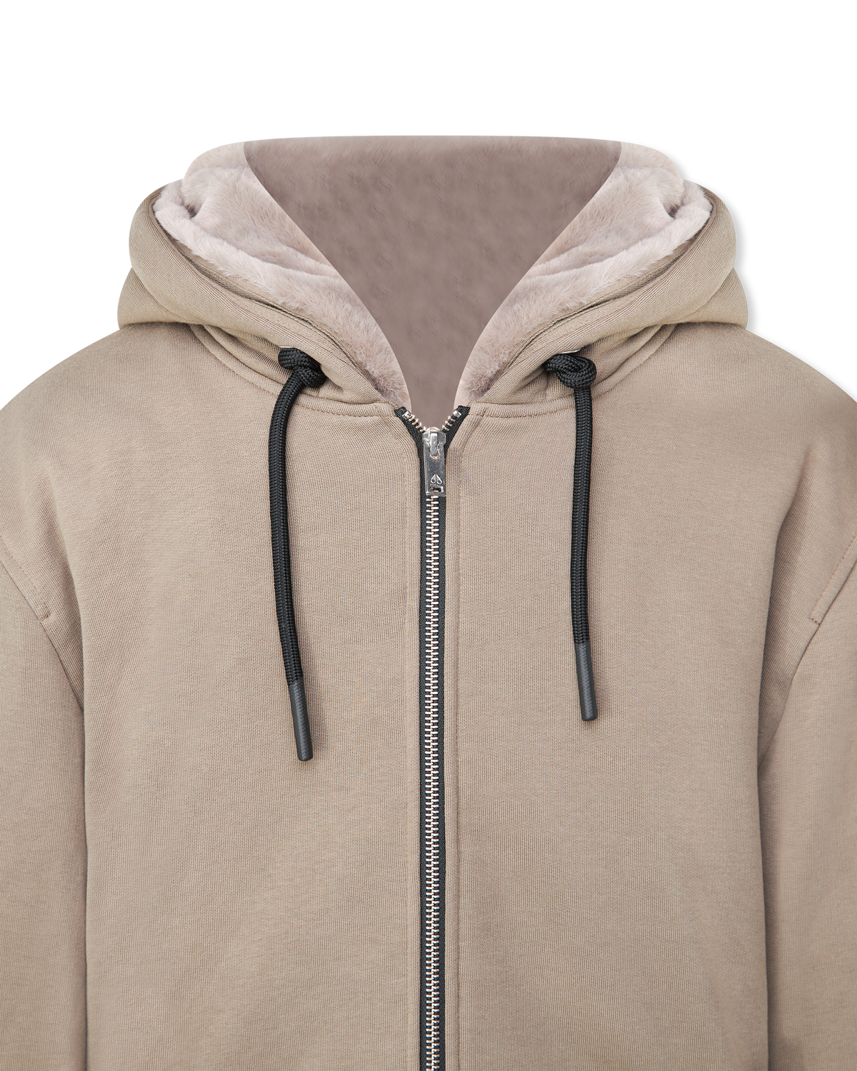Ashen/Ashen Polyester Classic Bunny Hoodie by Moose Knuckles | DIHSAN