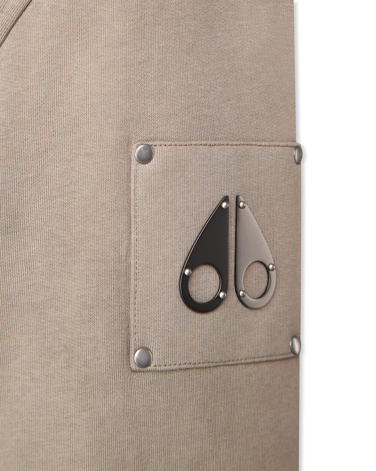 Ashen/Ashen Polyester Classic Bunny Hoodie by Moose Knuckles | DIHSAN
