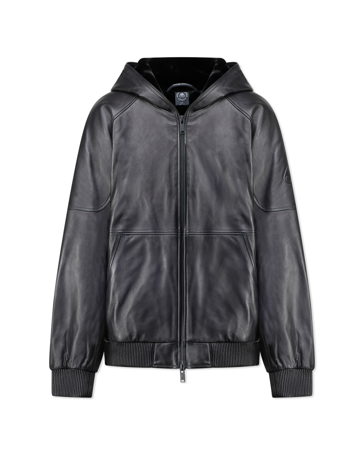 Neo Hooded Leather Jacket