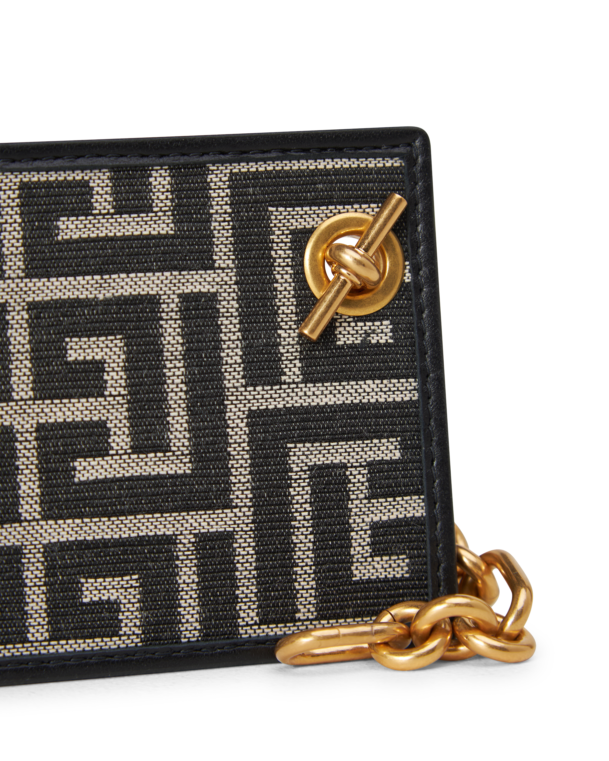 Pulse Monogram Jacquard Card Holder