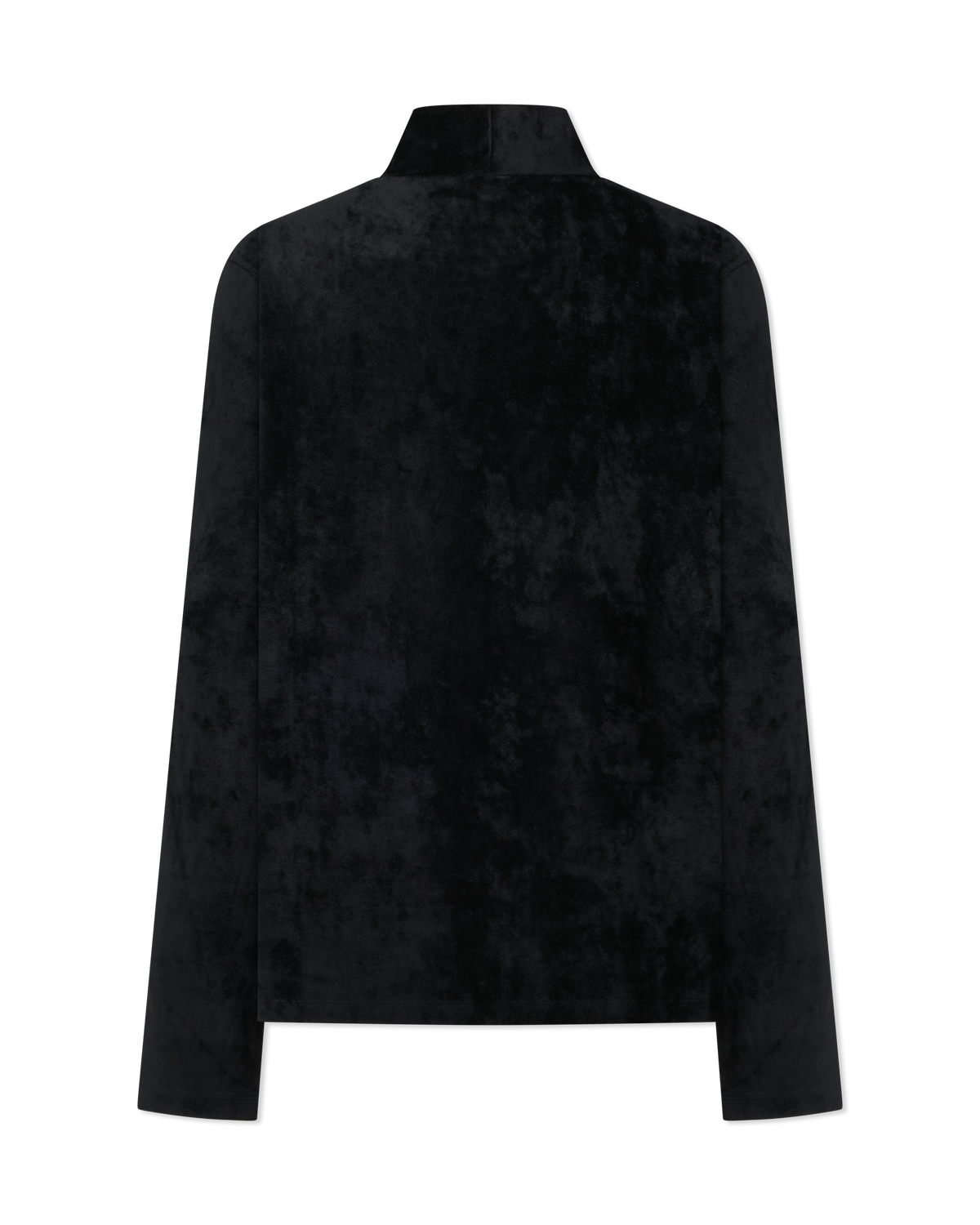 Viana Mockneck Velvet Shirt