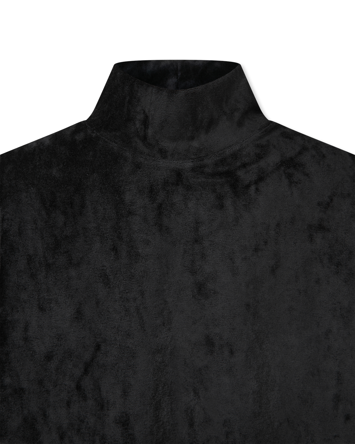 Viana Mockneck Velvet Shirt