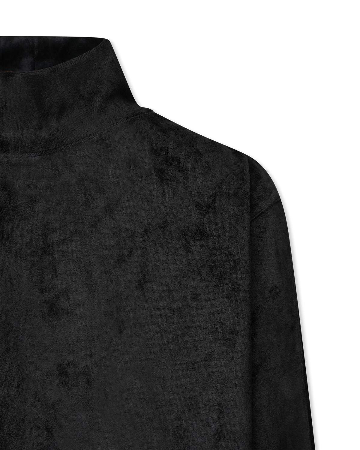 Viana Mockneck Velvet Shirt