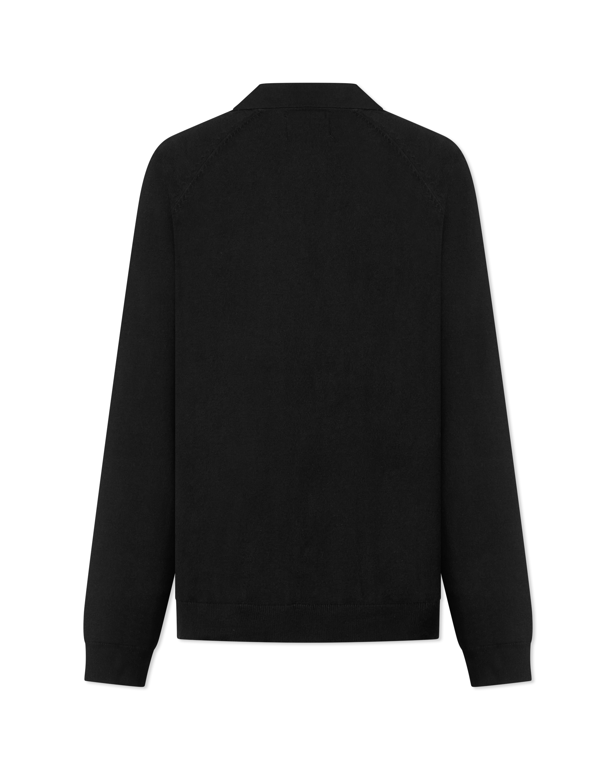 Long Sleeve Knit Polo