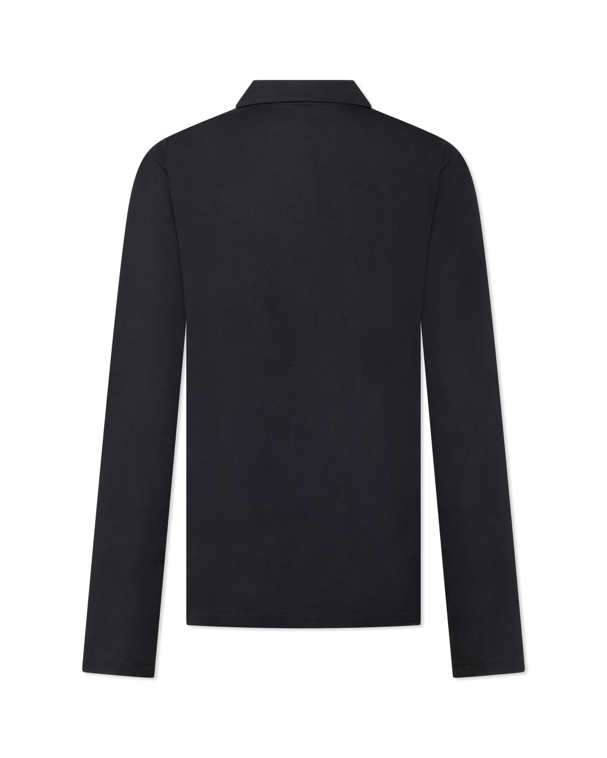 Pima Cotton Stretch Long Sleeve Polo