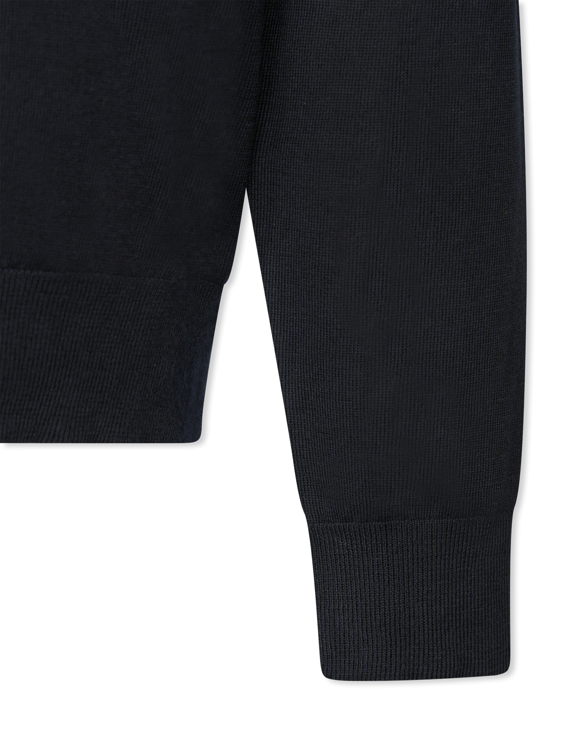 Extra-Fine Merino Full Zip Mock Cardigan
