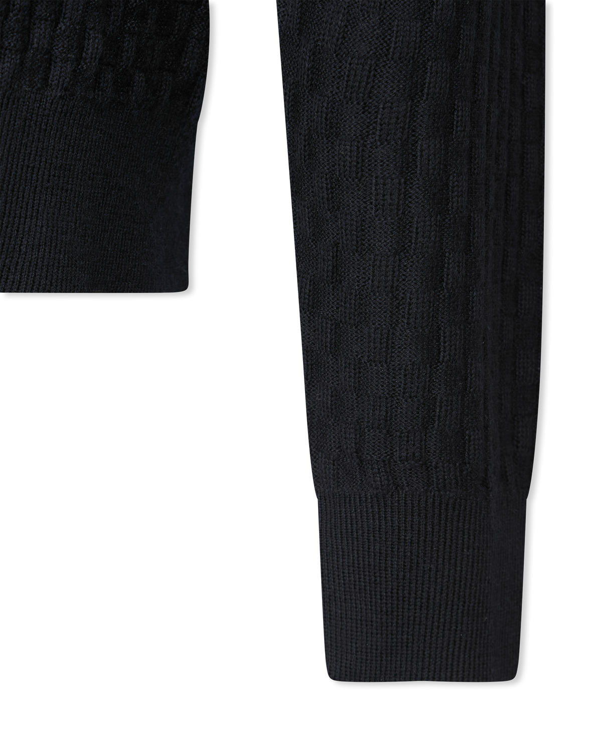 Extra-Fine Merino Wool Basketweave Polo