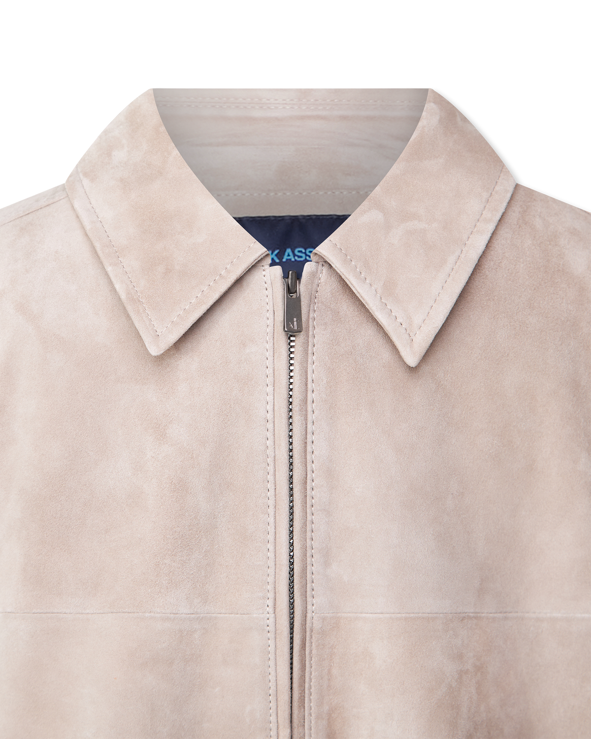 Suede Zip Up Shirt Jacket