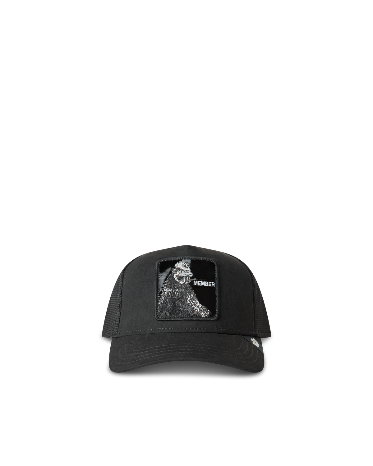 Black Out Rooster Trucker