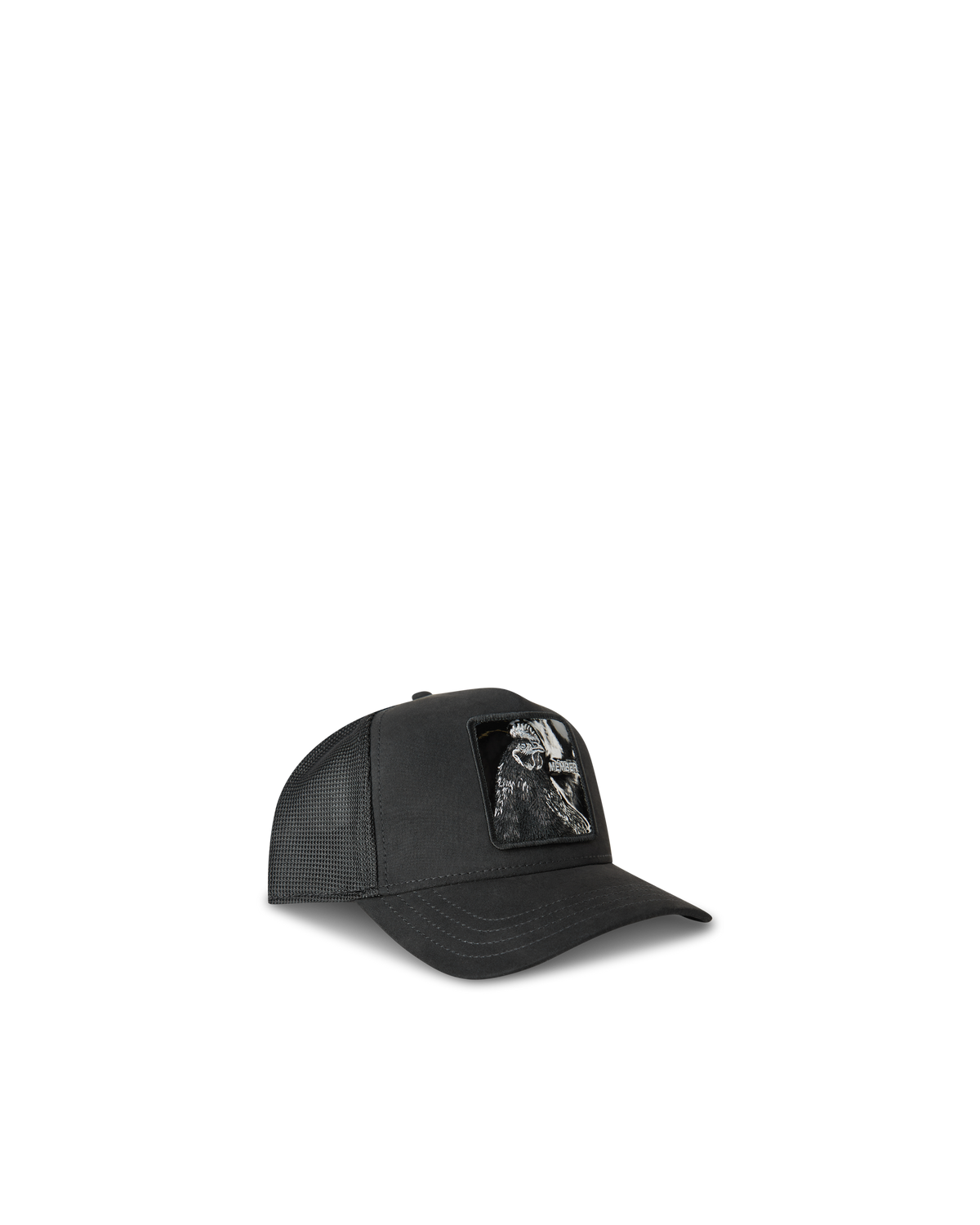 Black Out Rooster Trucker