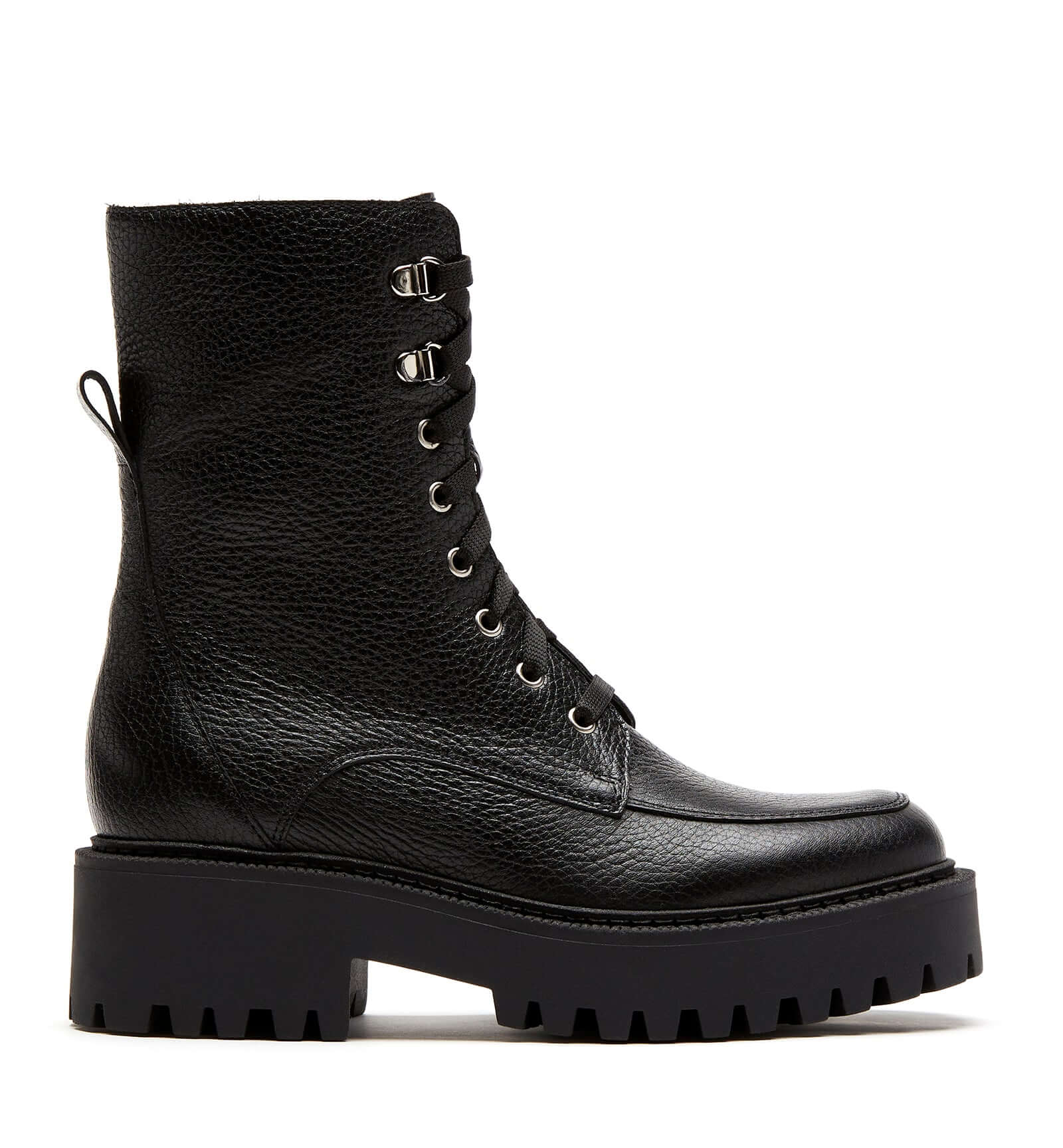 Nila Leather Combat Boots