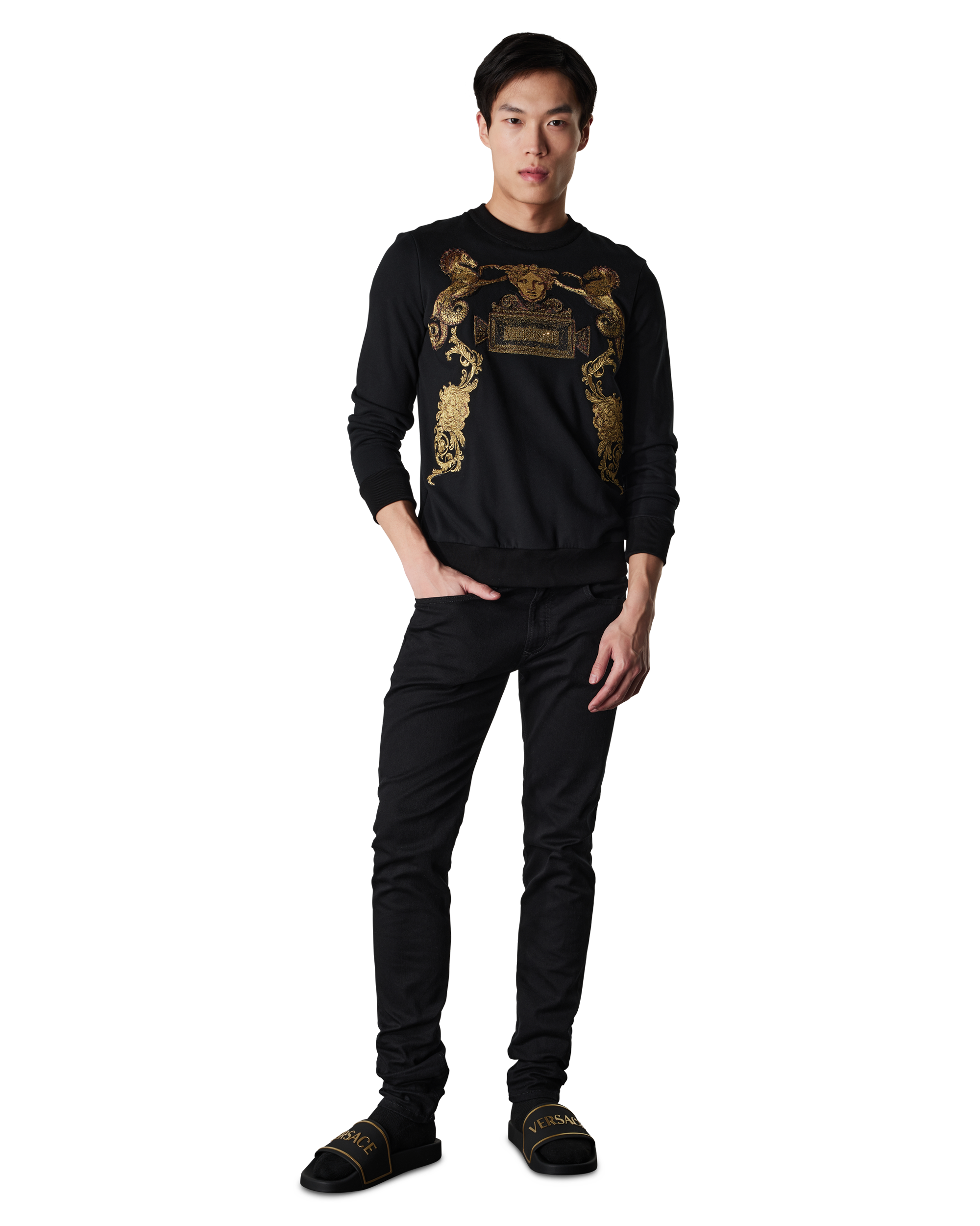 Baroque Applique Sweatshirt