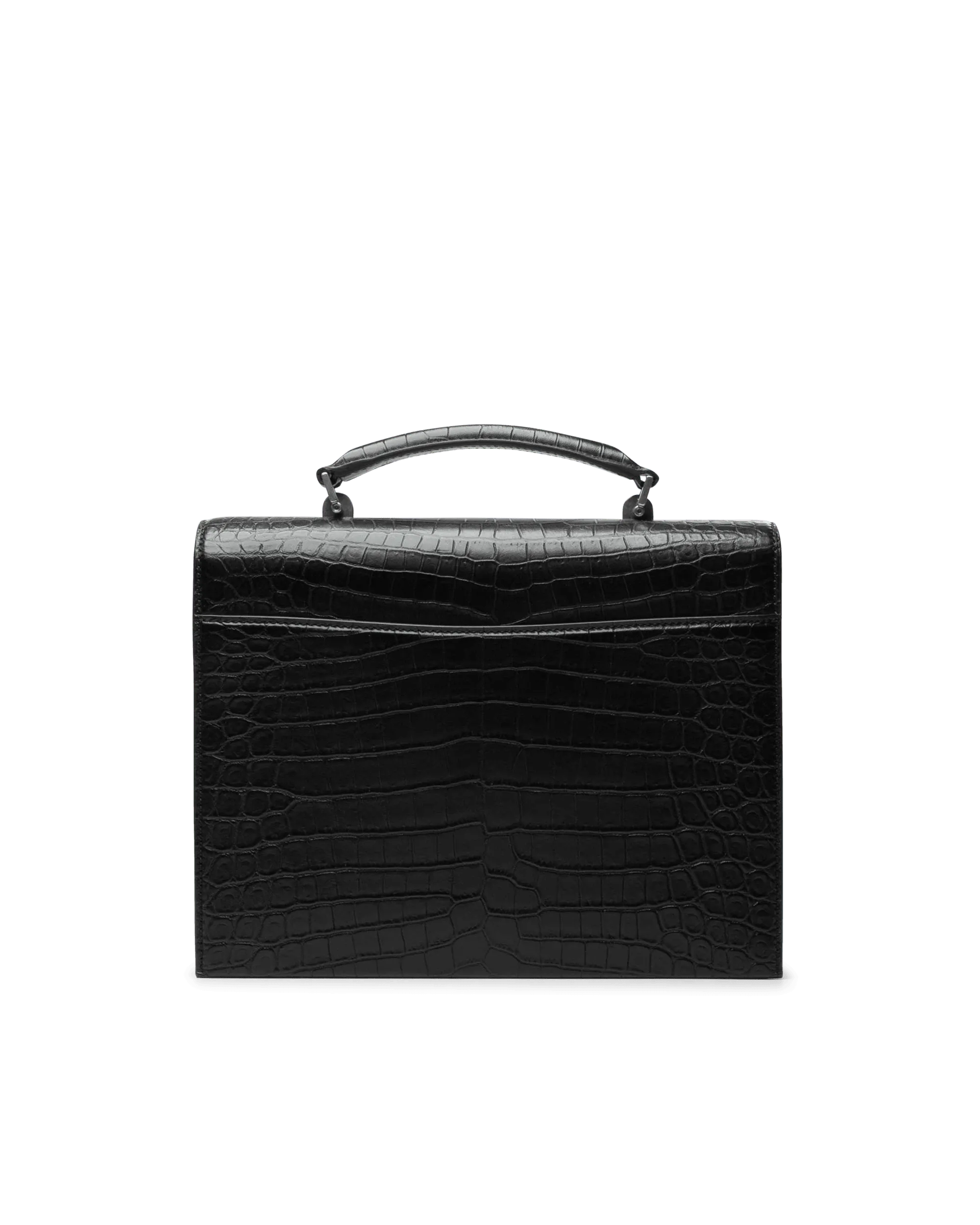 Embossed Croc Babylone Bag - DIHSAN