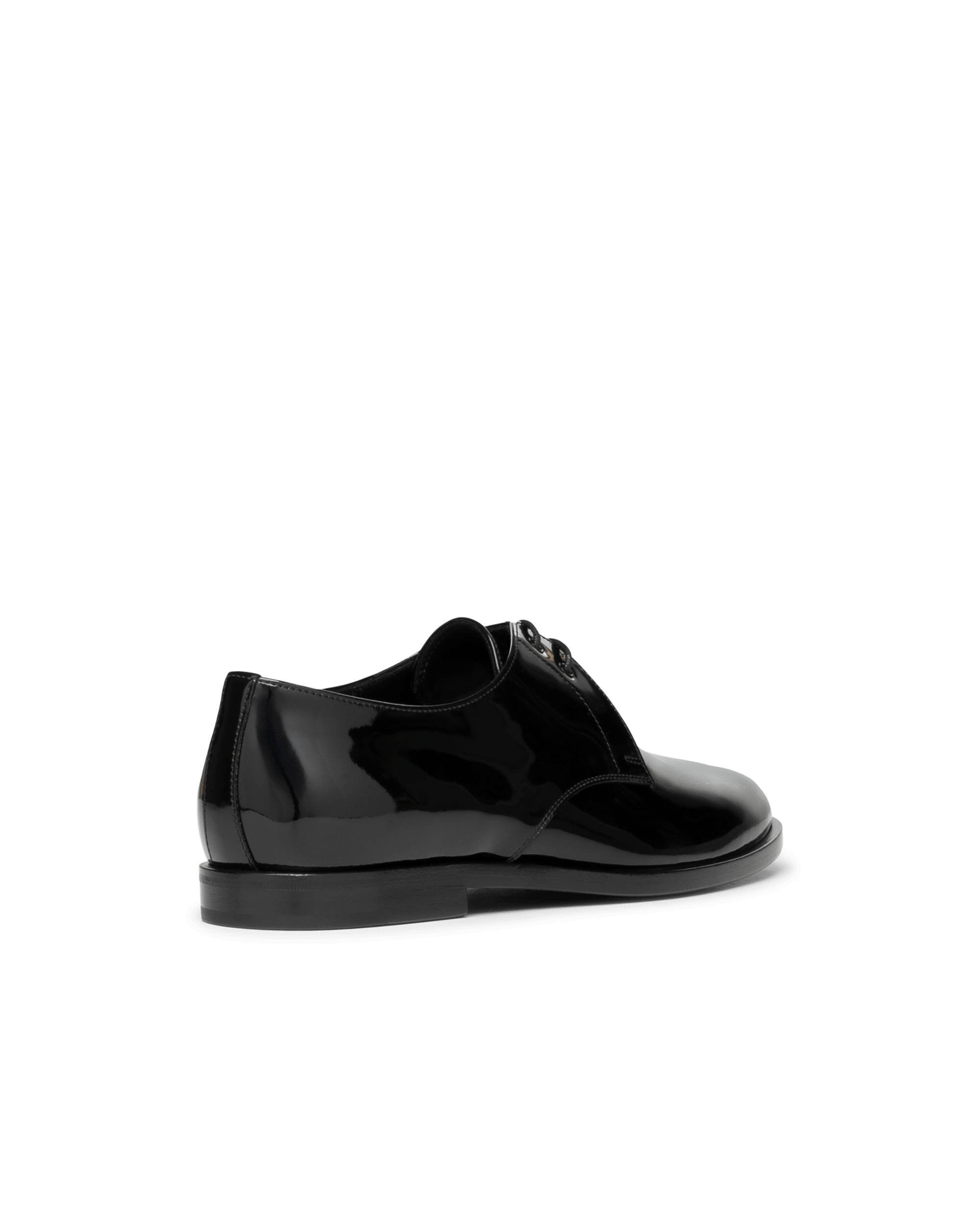 Patent Lace Up Oxfords - DIHSAN