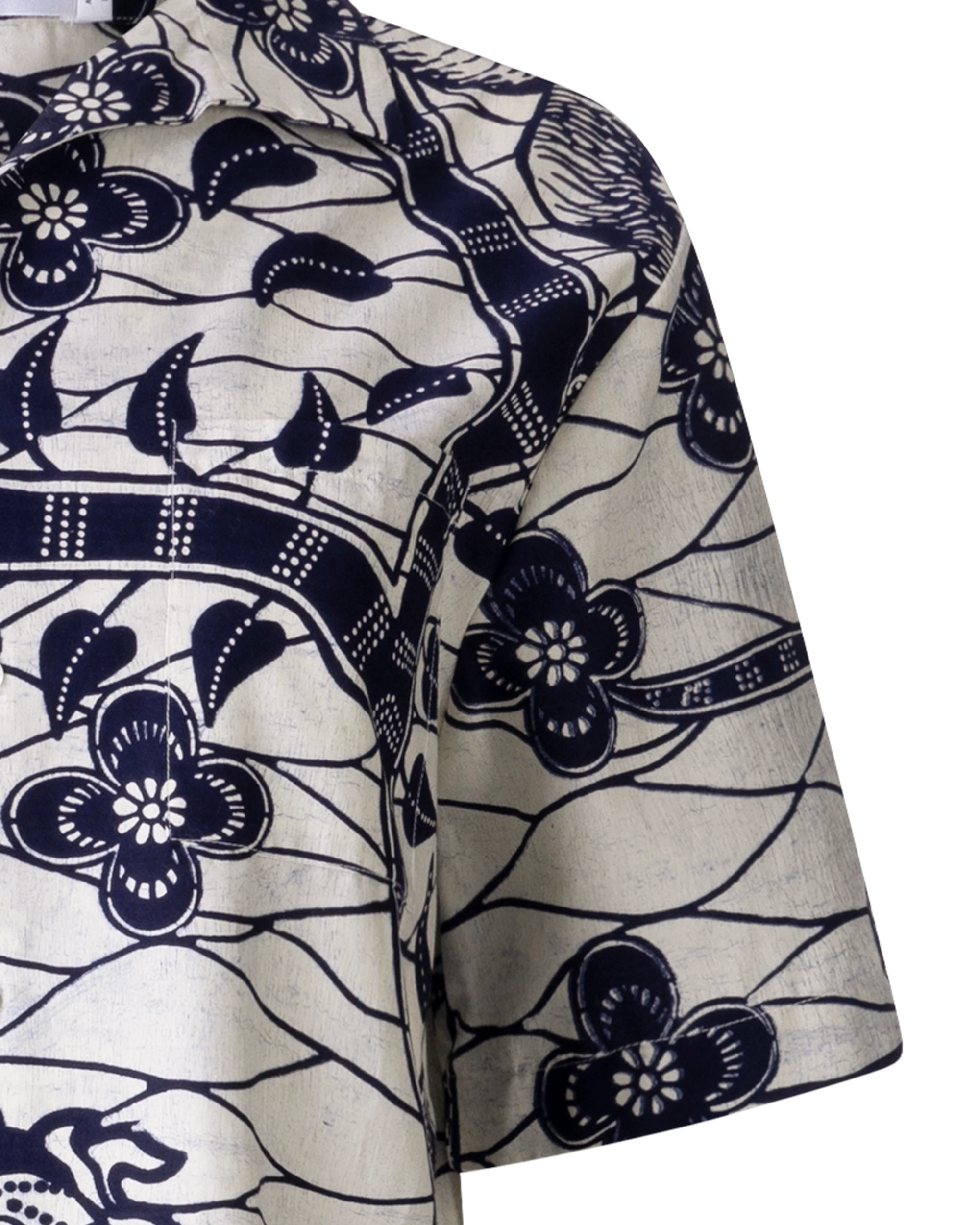 Printed Button Up Cotton Shirt