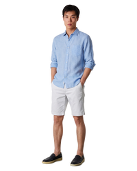 Wanderer Slim Sueded Sateen Trouser Short