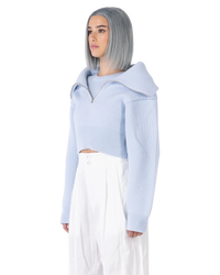 Double Pleated Cotton Pants