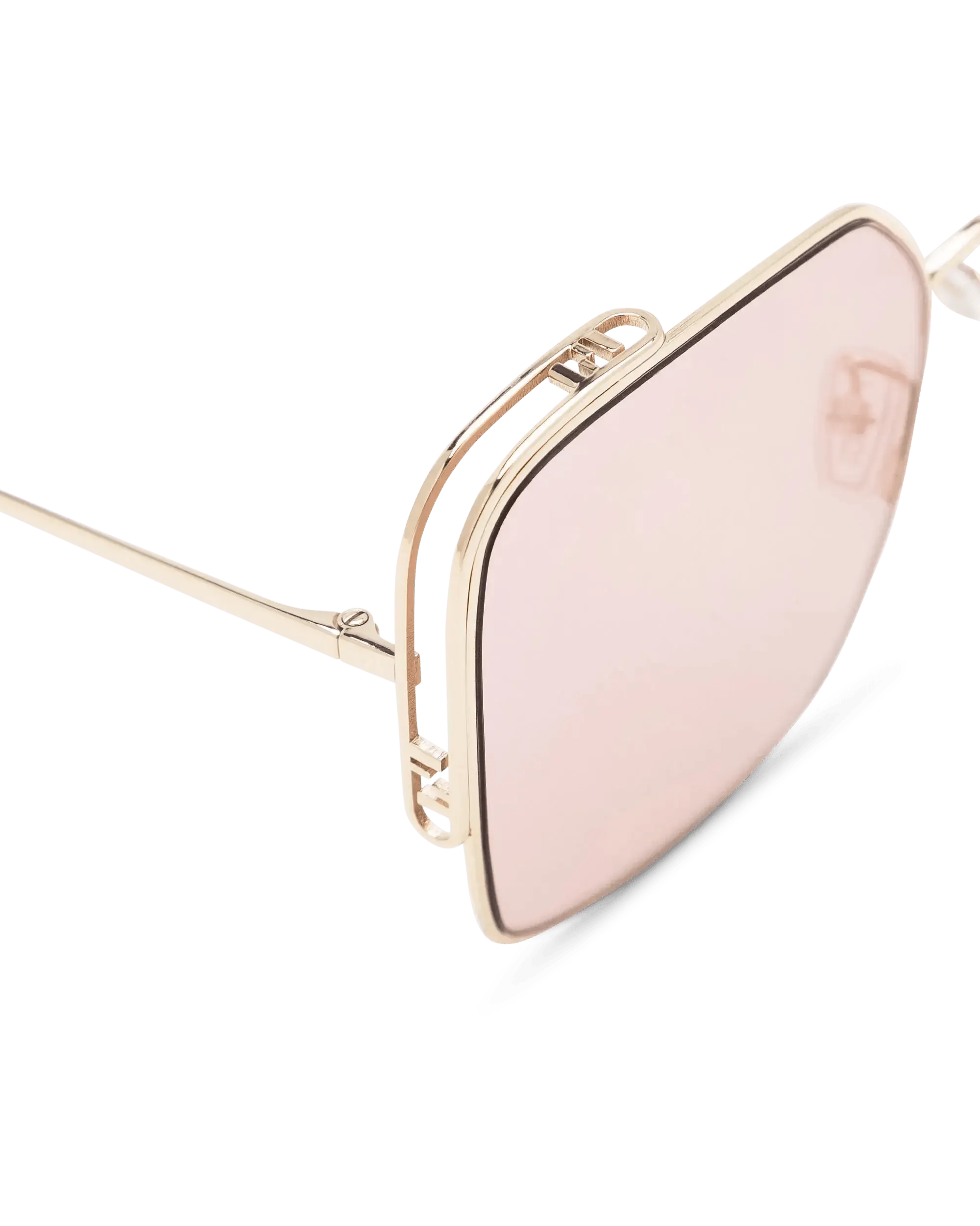 Pink Lens O’Lock Square Sunglasses - DIHSAN