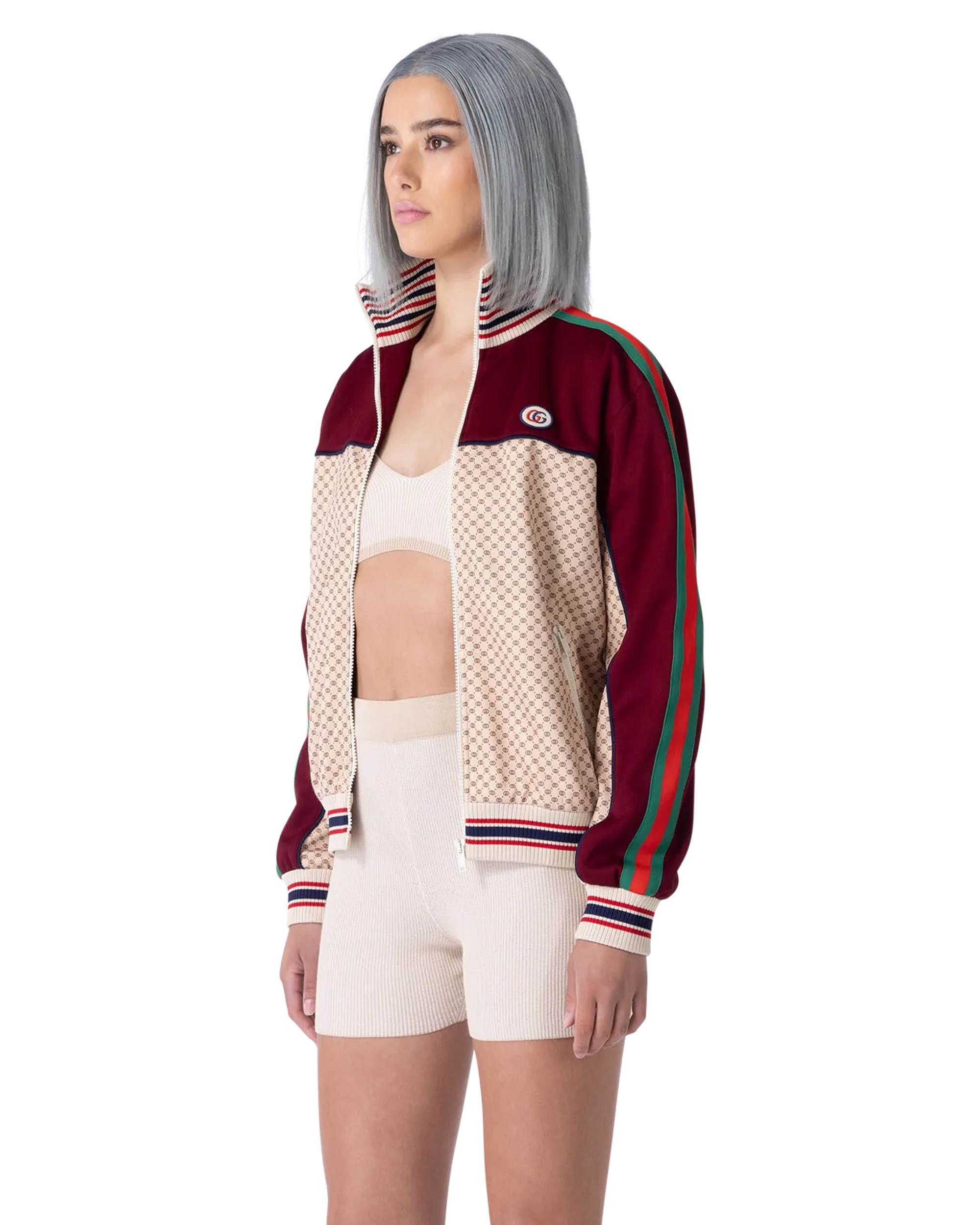 Technical Jersey Zipped Jacket