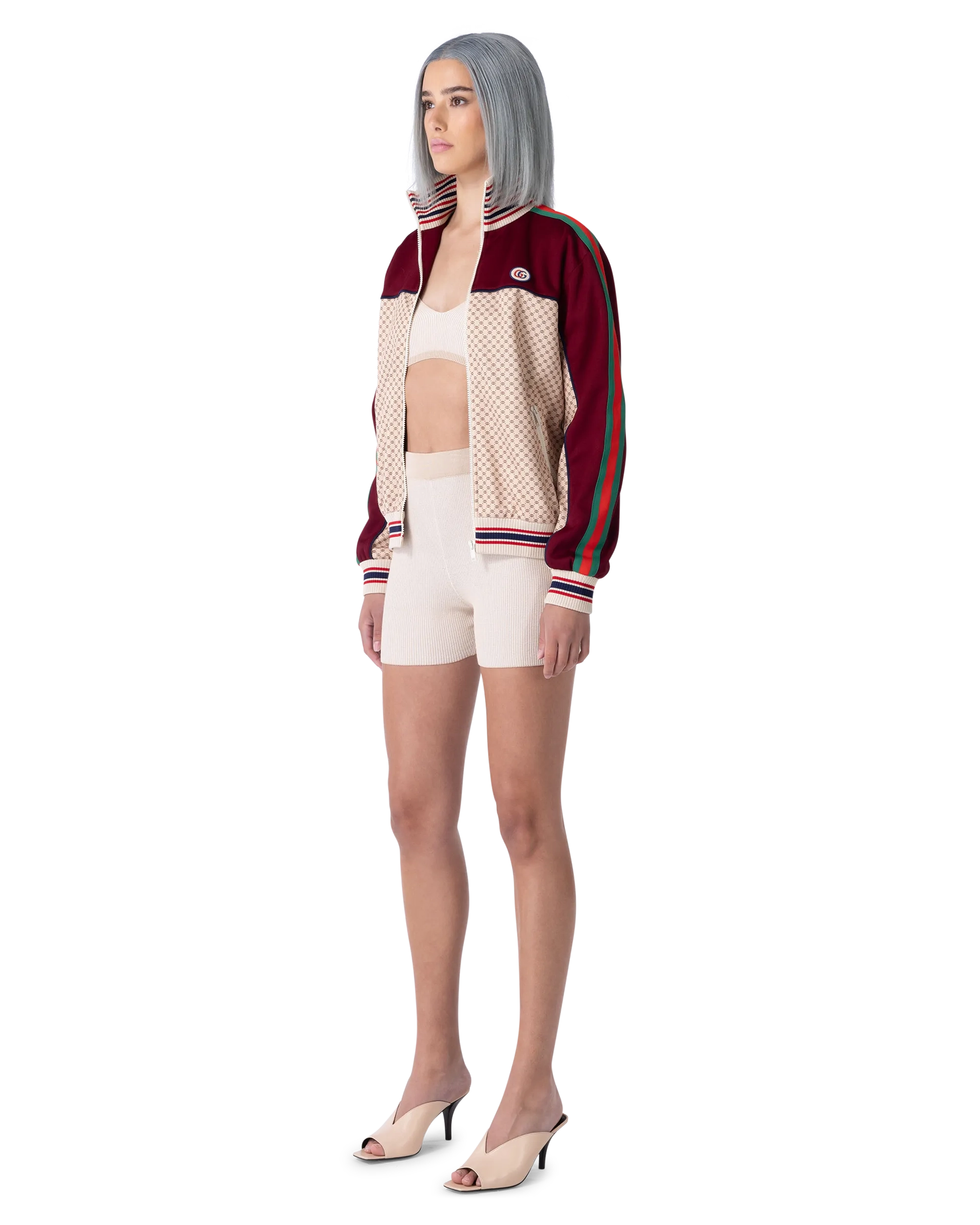 Technical Jersey Zipped Jacket