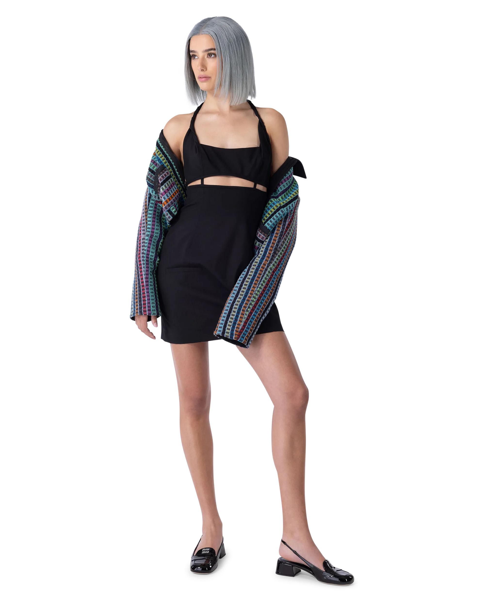 Limao Cut-Out Halter Dress