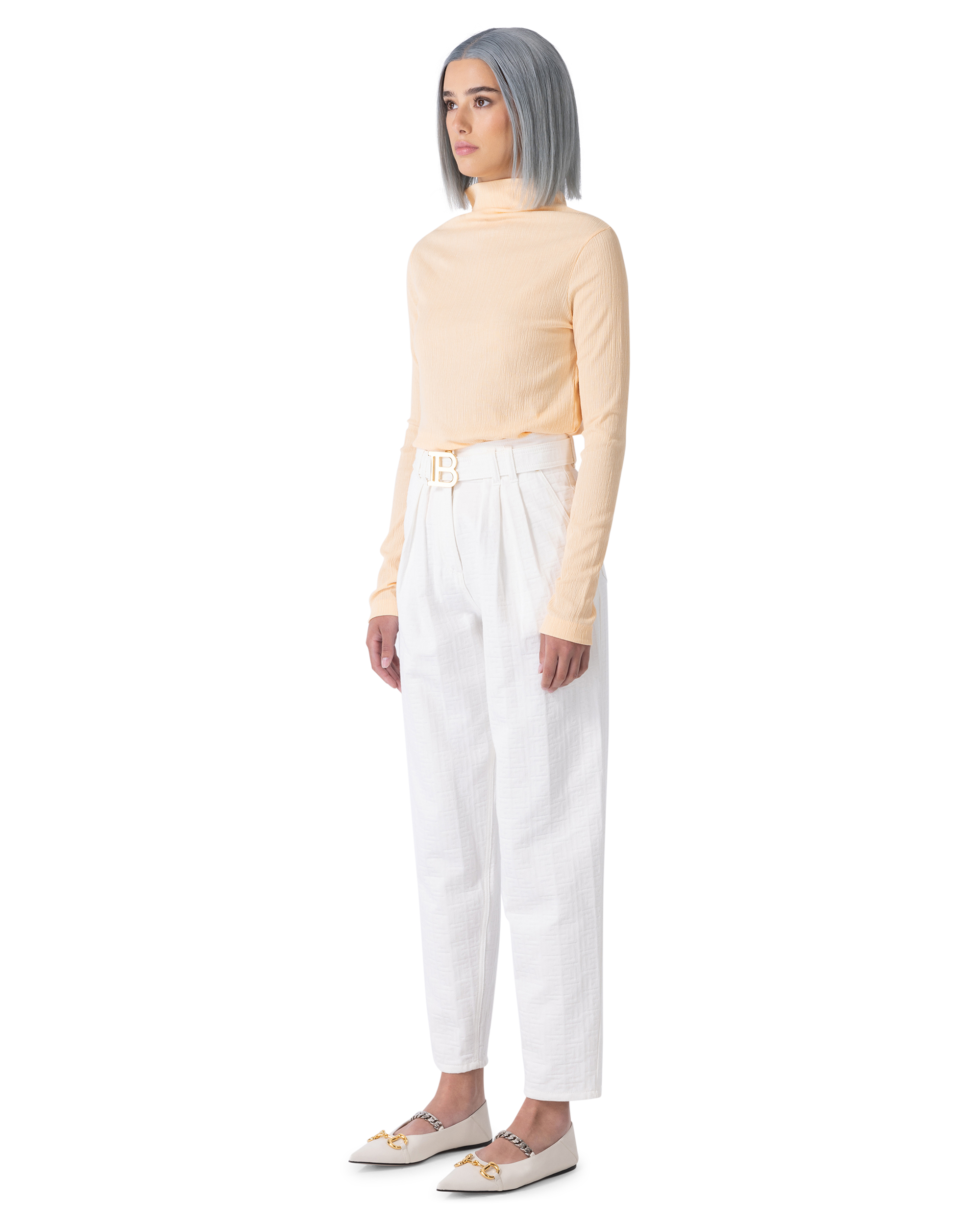 High Neck Lightweight Sweater