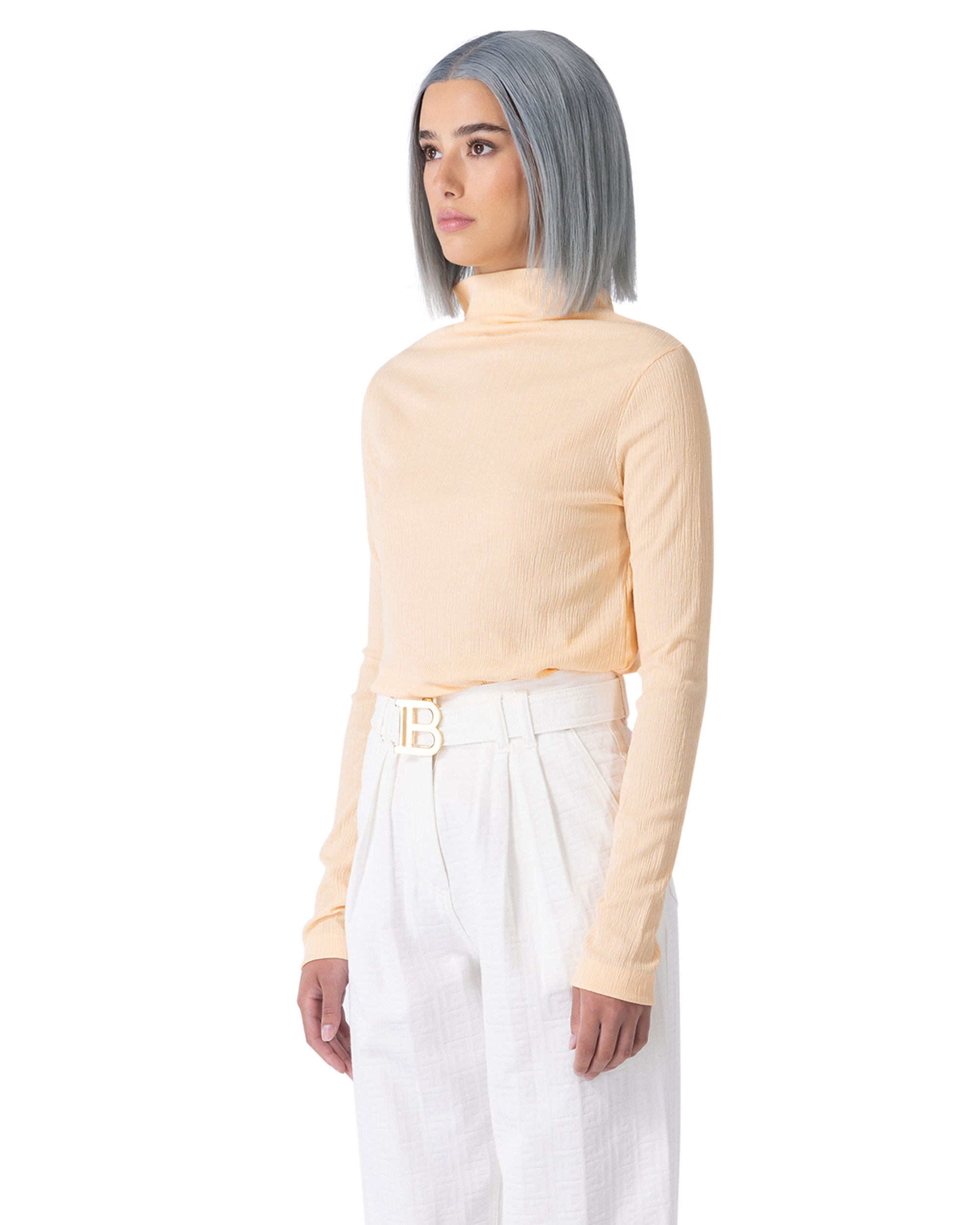 High Neck Lightweight Sweater