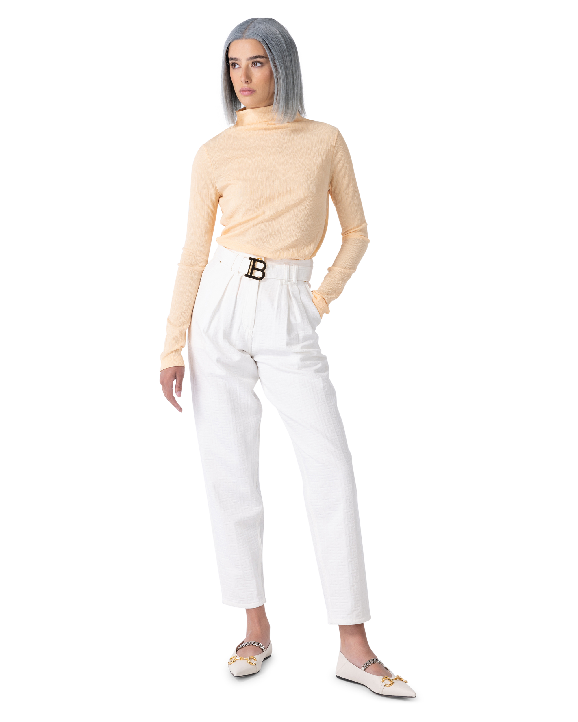 High Neck Lightweight Sweater