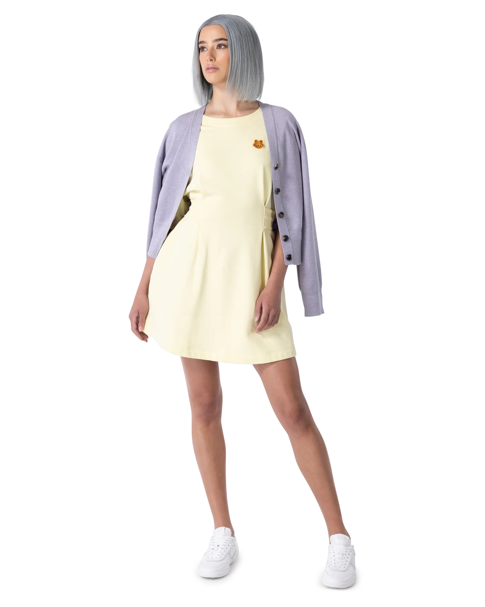 Wool V Neck Cropped Cardigan