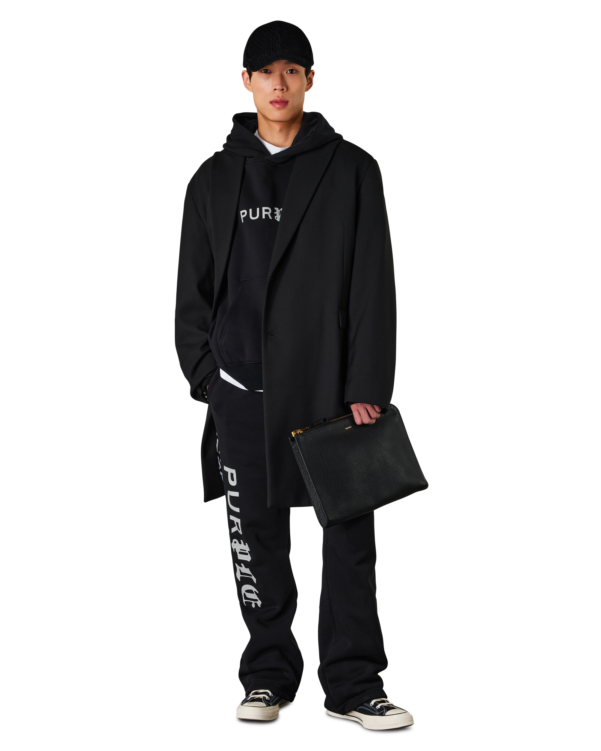 Single-Breasted Long Coat