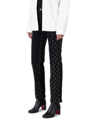 Black Cotton Moon Marine Serre Jeans by Marine Serre | DIHSAN
