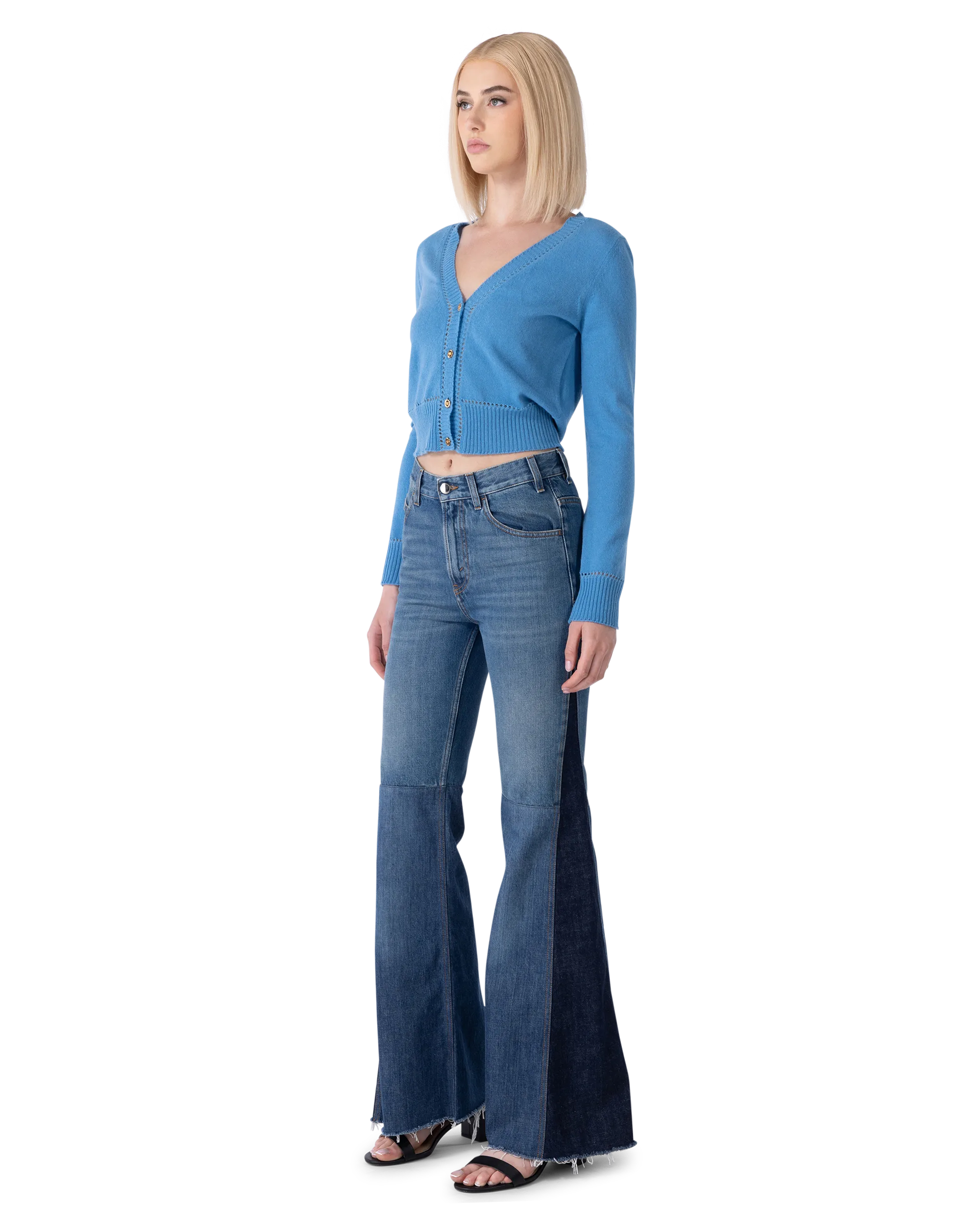 Lace Cut-Out Serie Sweater