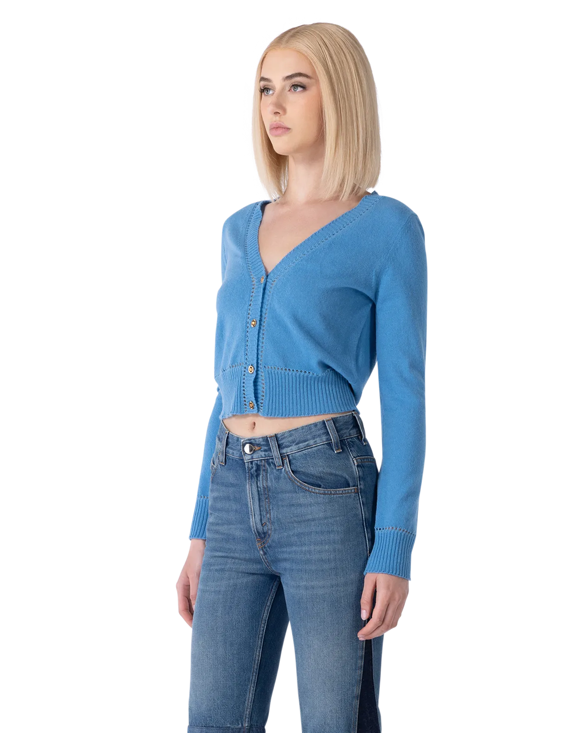 Lace Cut-Out Serie Sweater