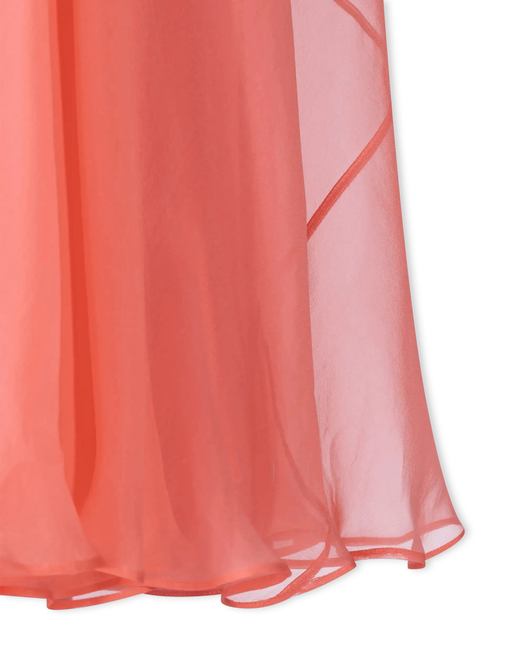 Strapless Sweetheart Neck Chiffon Dress