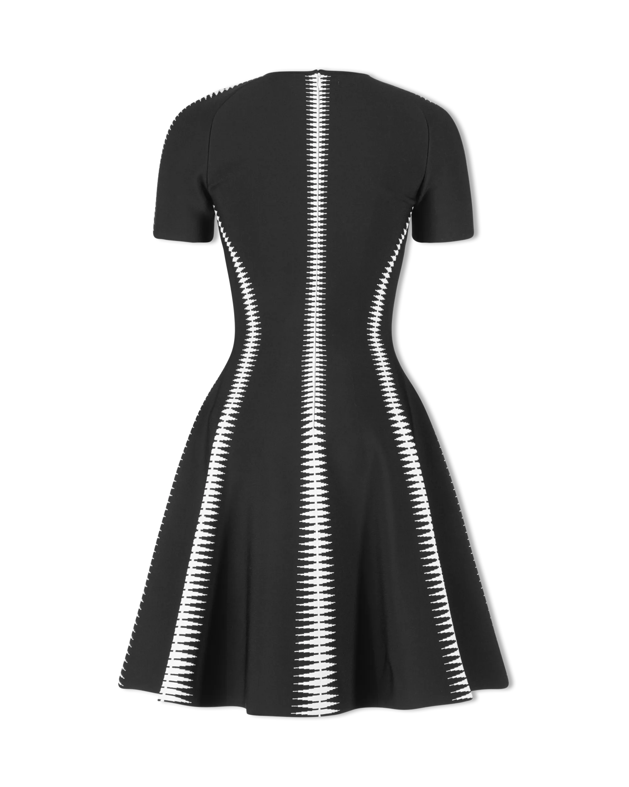 Jacquard Knit Mini Dress