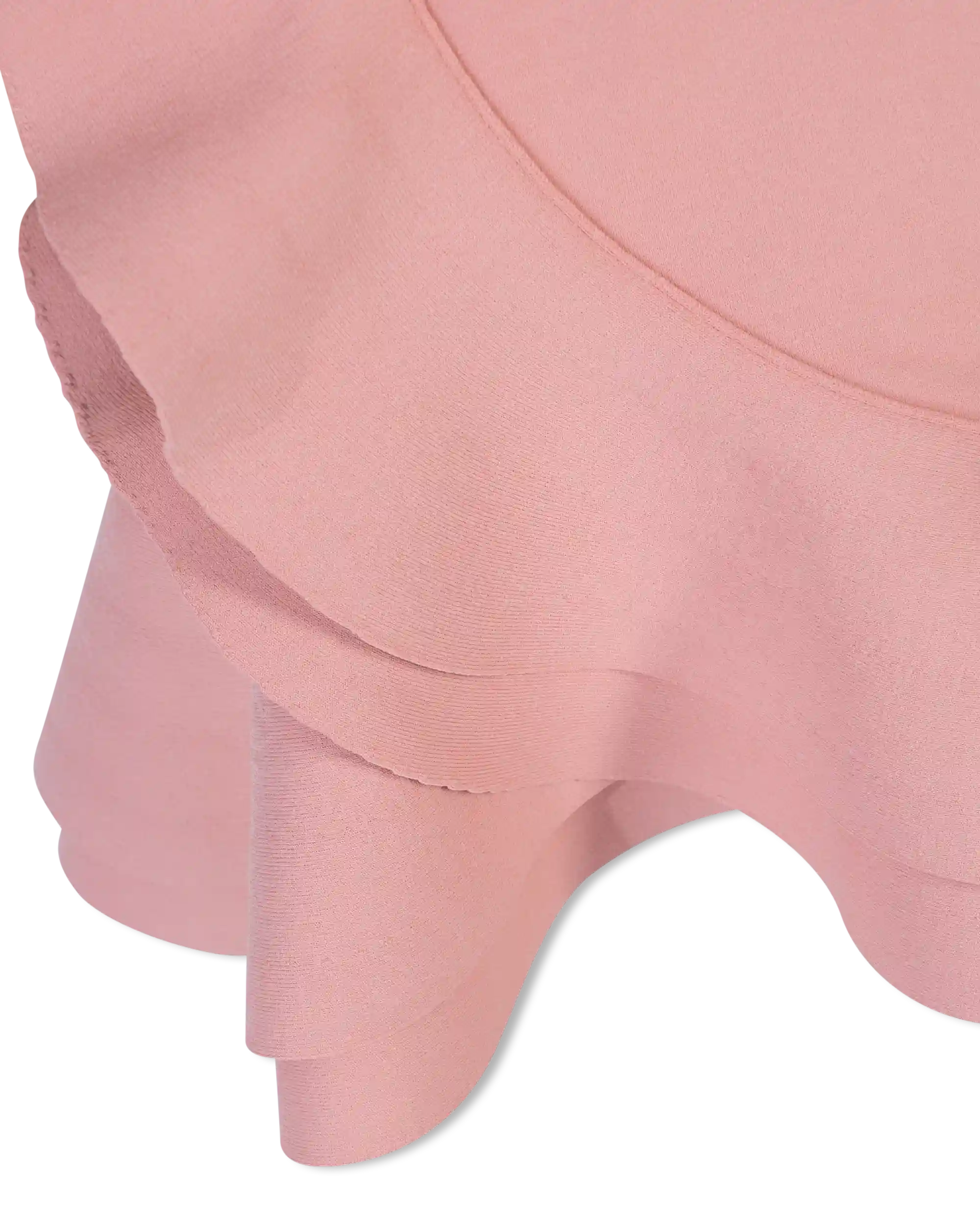 Sleeveless Knit Ruffled Mini Dress