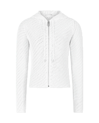 Crochet Hooded Cardigan - DIHSAN