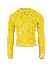 Crochet Hooded Cardigan - DIHSAN