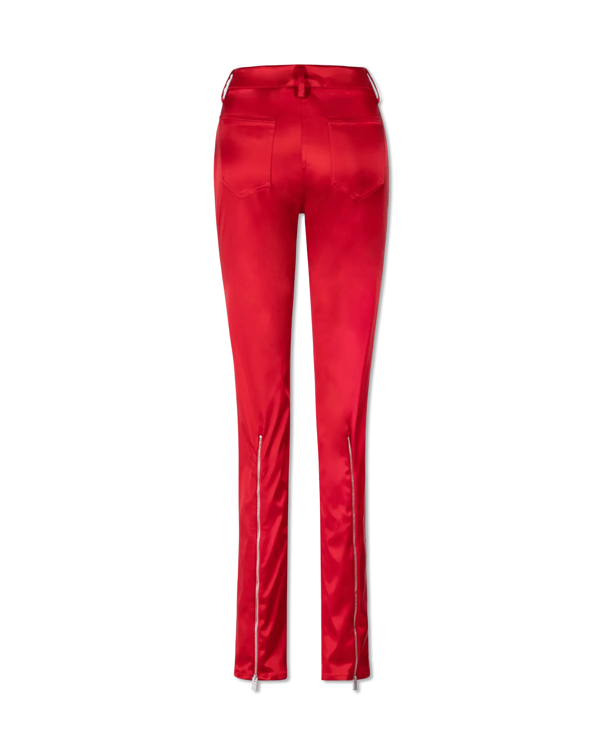 Deville Satin Cigarette Pants