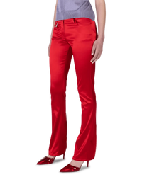 Deville Satin Cigarette Pants