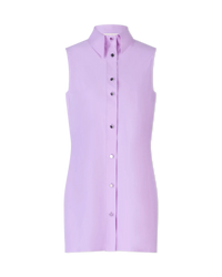 Sleeveless Rea Shirt Mini Dress - DIHSAN