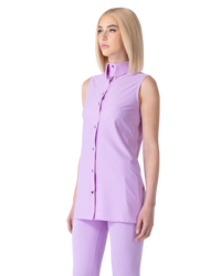 Sleeveless Rea Shirt Mini Dress