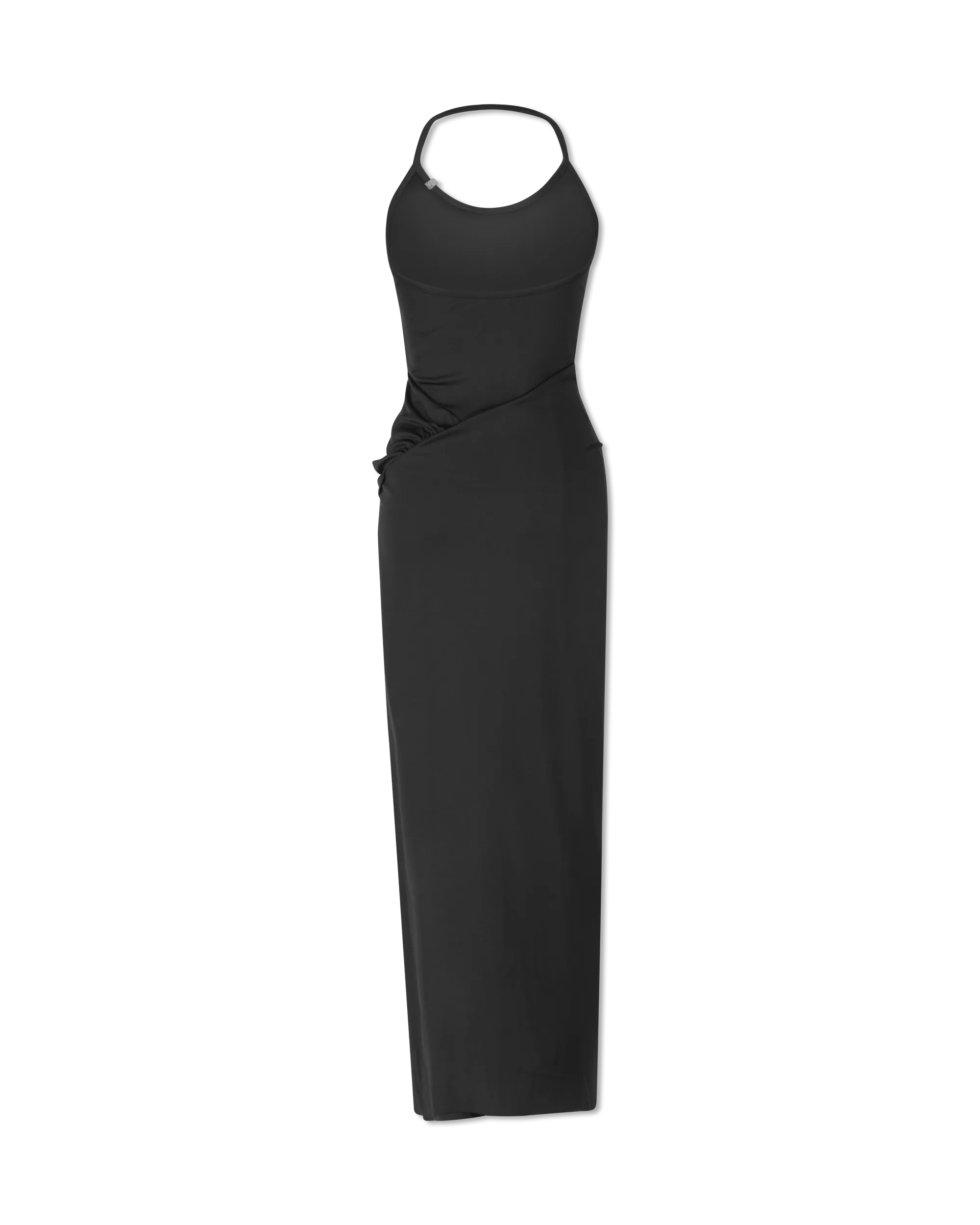 Halter Front Knotted Maxi Dress